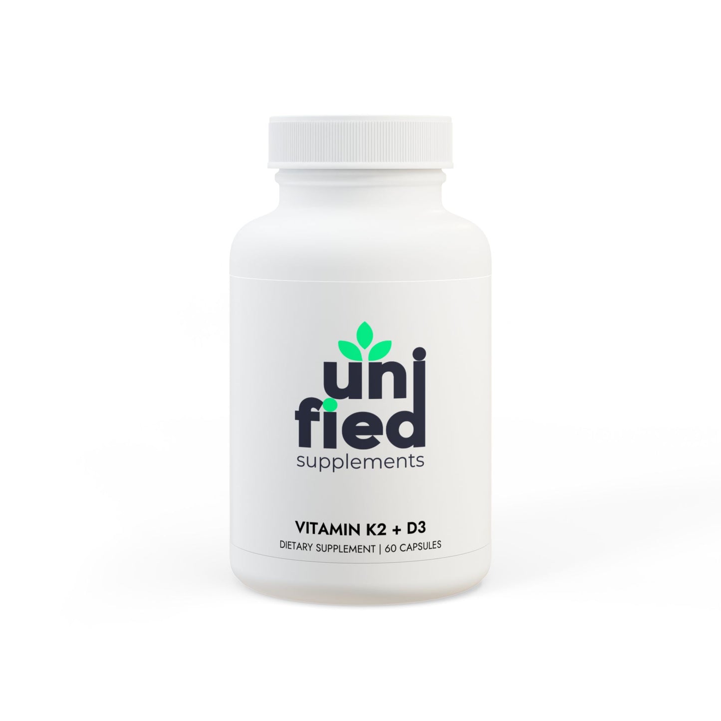 Vitamin K2 + D3 Supplement (60 Capsules)
