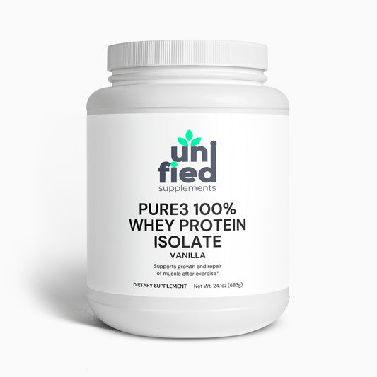 Pure3 100% Whey Protein Isolate (Vanilla)