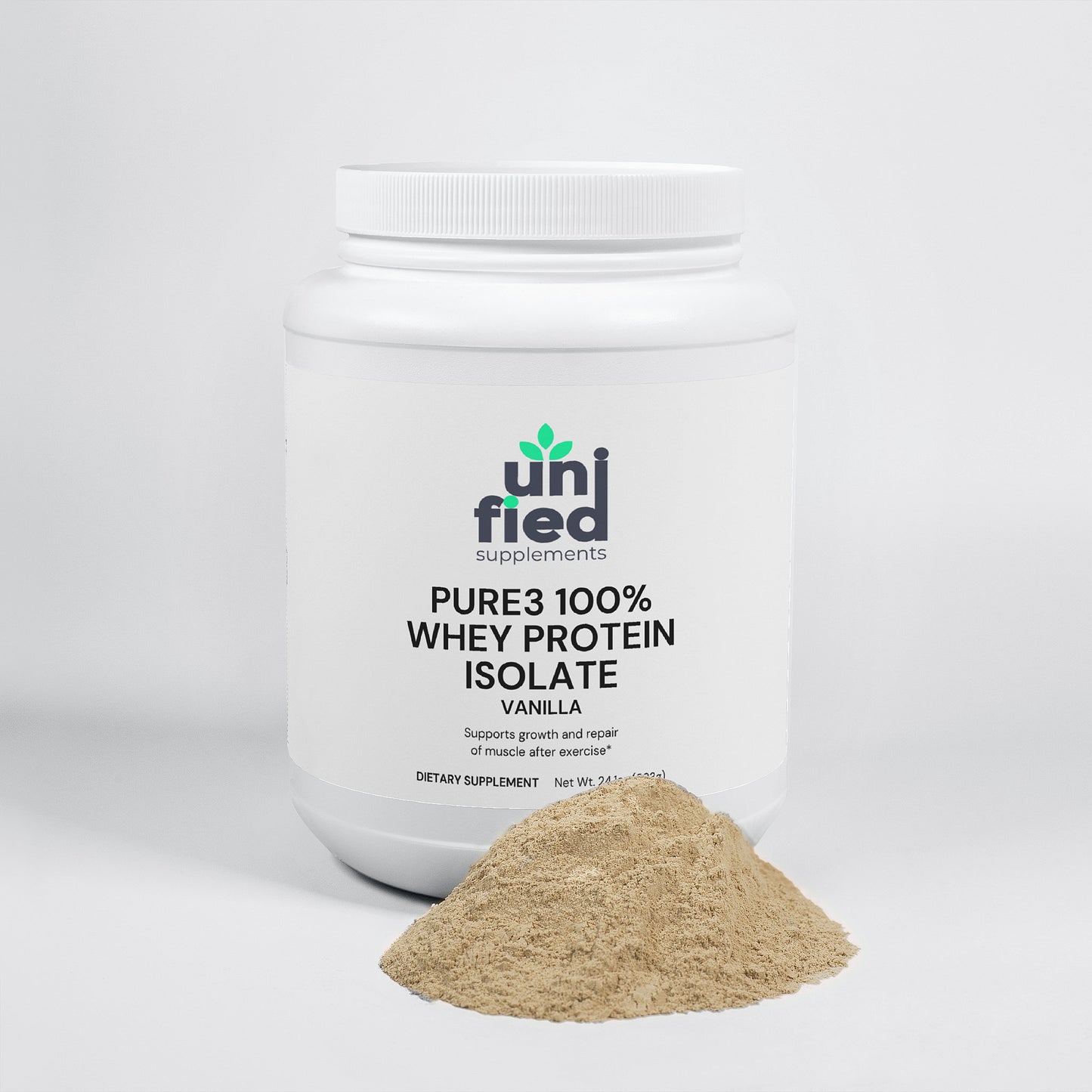 Pure3 100% Whey Protein Isolate (Vanilla)
