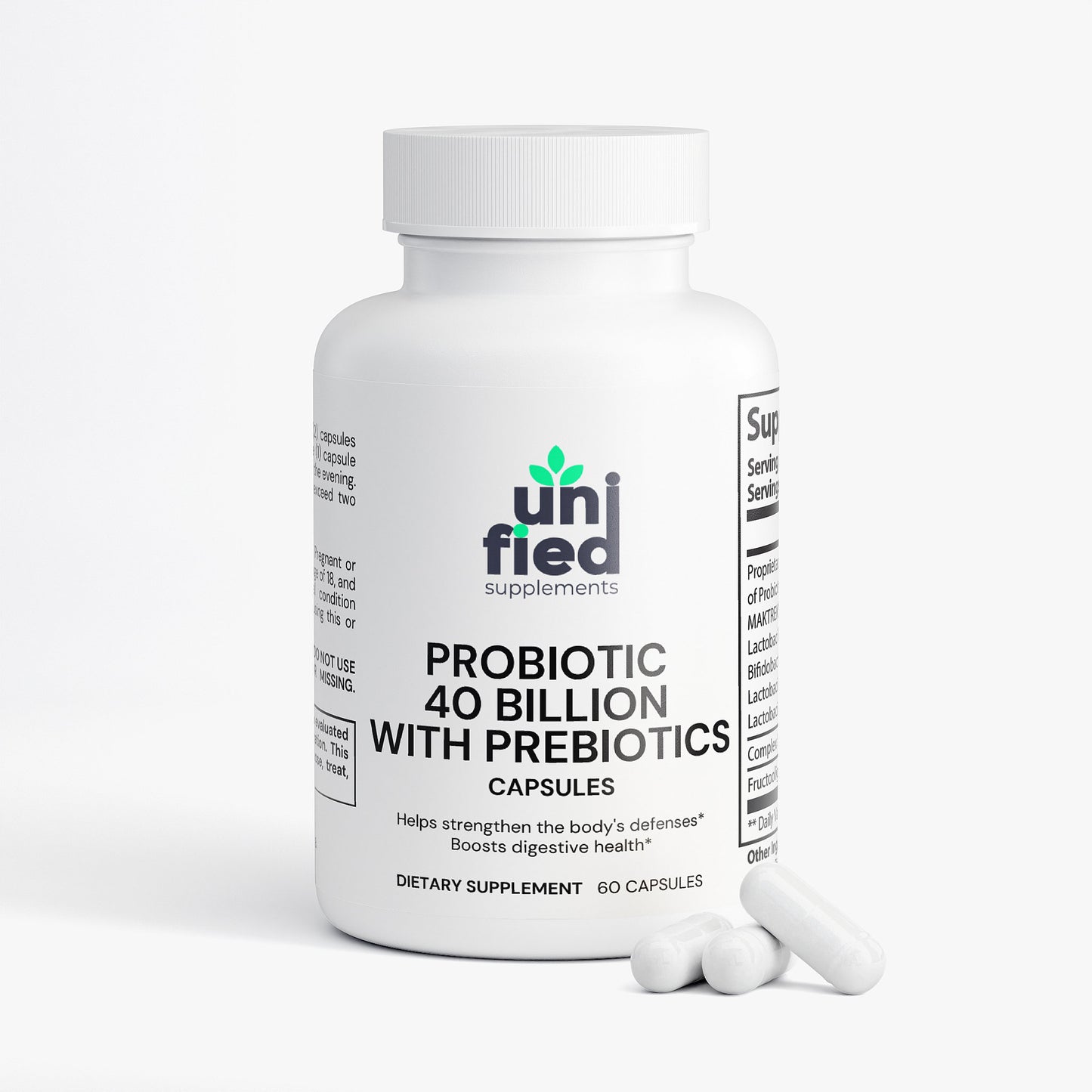 Probiotic 40 Billion with Prebiotics