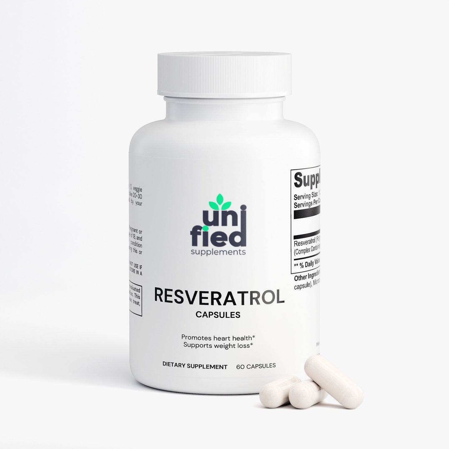 Unified Suppliments Resveratrol 50% 600mg