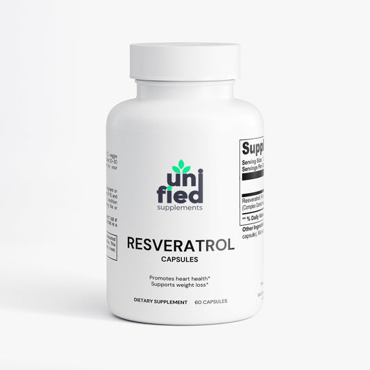 Unified Suppliments Resveratrol 50% 600mg