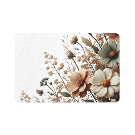Floral Pet Food Mat - 12x18