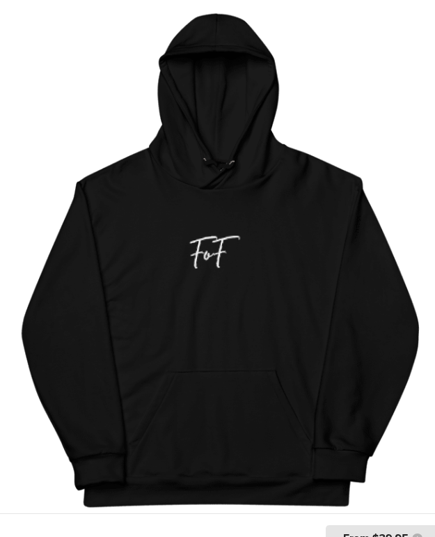 Matthew 6:33 Fear over Faith Unisex Hoodie